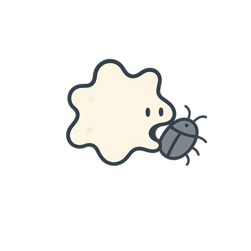 Amoeba eating malware bug