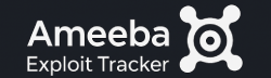 Ameeba Exploit Tracer logo with target and amoeboid like appendages.